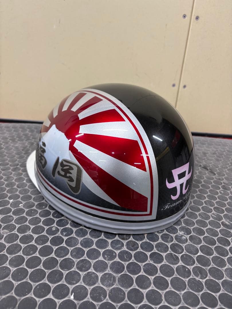 立花　コルク半　三つボタン　日章