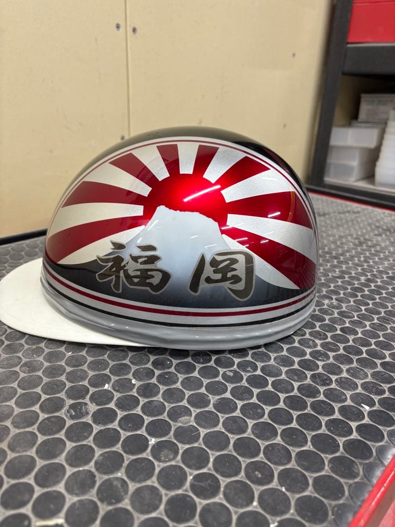 立花　コルク半　三つボタン　日章