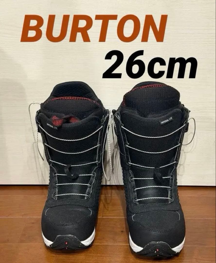 BURTON ブラック スノーボードブーツ WIDE 26cm