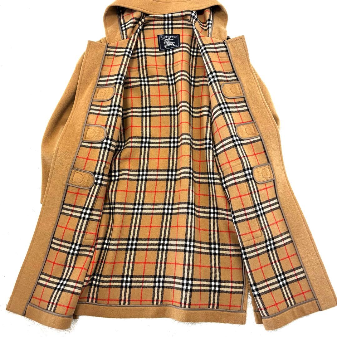 Burberry ダッフルコート カシミヤ ノバチェック キャメル