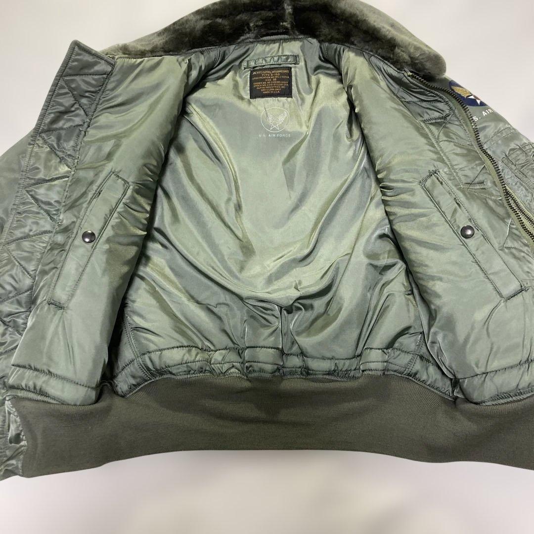 【専用】USA製 ALPHA アルファ B-15D フライトジャケット 38