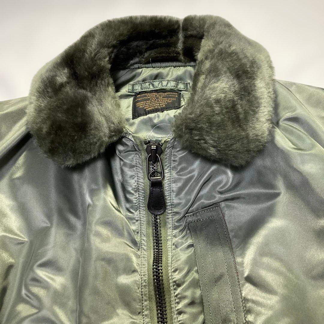 【専用】USA製 ALPHA アルファ B-15D フライトジャケット 38
