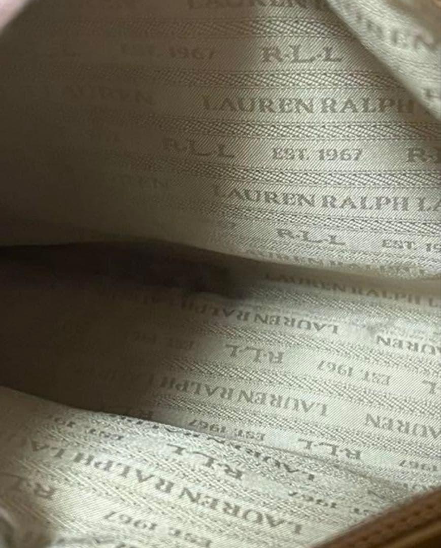 最終値下げ！！美品✨ローレン　ラルフローレン　レザー　サッチェルバッグ