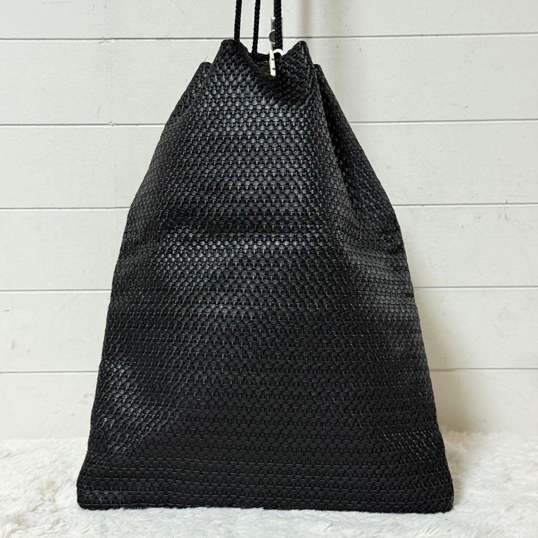 未使用・超希少✨順理庵　螺鈿合切袋　レザー　西陣織　牛革織　ブラック　公式完売品