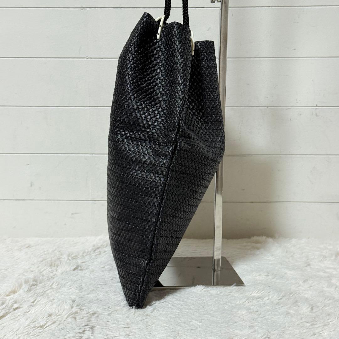 未使用・超希少✨順理庵　螺鈿合切袋　レザー　西陣織　牛革織　ブラック　公式完売品