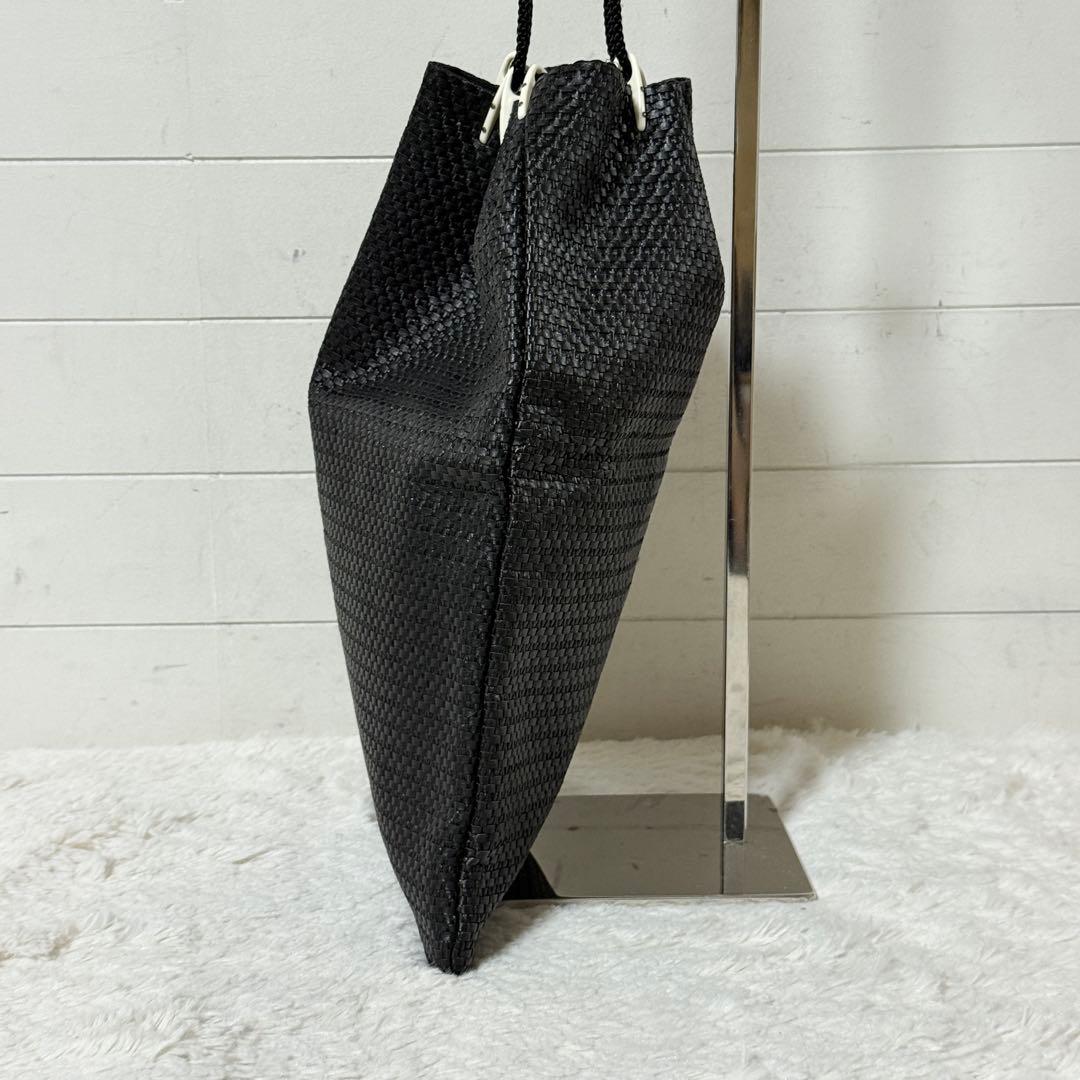 未使用・超希少✨順理庵　螺鈿合切袋　レザー　西陣織　牛革織　ブラック　公式完売品