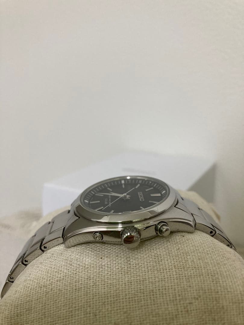 美品！ SEIKO セイコー メンズ 電波ソーラー ブラック sbtm159