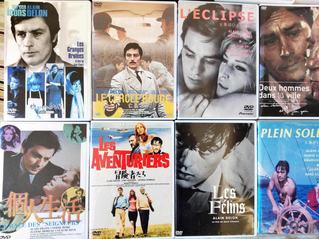 太陽がいっぱい、ボルサリーノ等 アランドロンセット セル、レンタル 廃盤レア希少