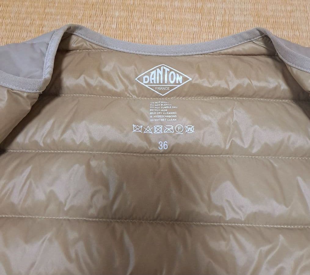 DANTON ダウンベスト サイズ36