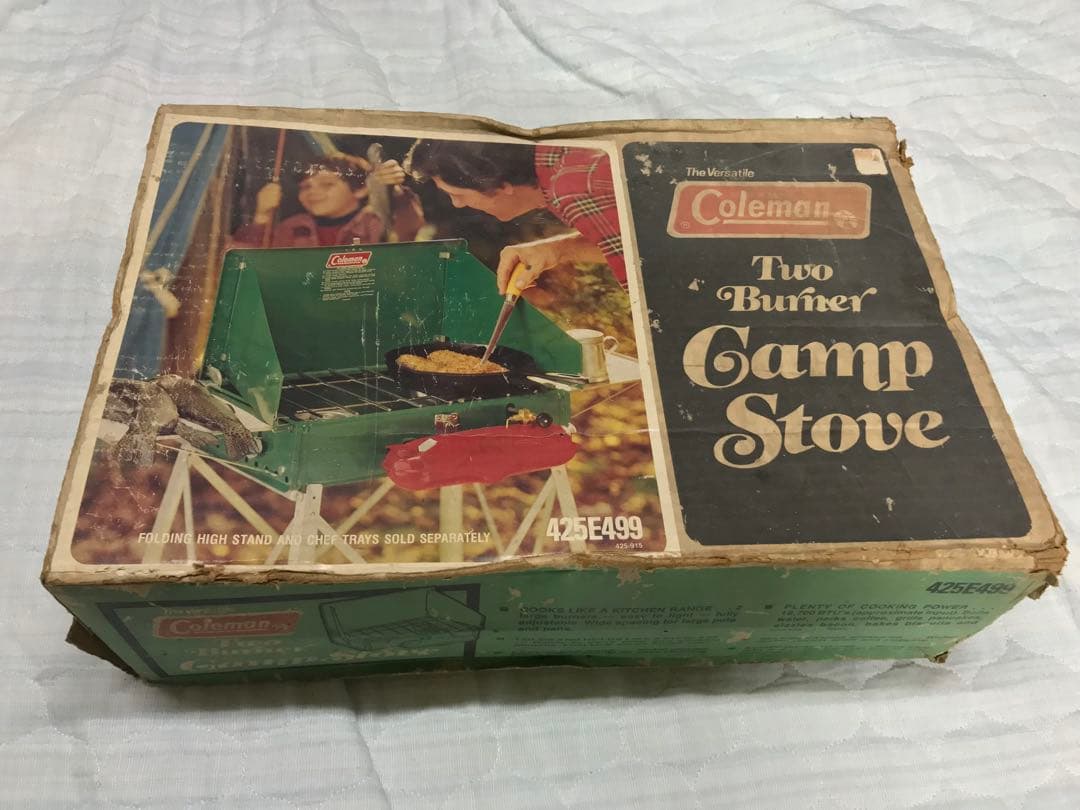 【ビンテージ】 コールマン ツーバーナーキャンプストーブ 425E499