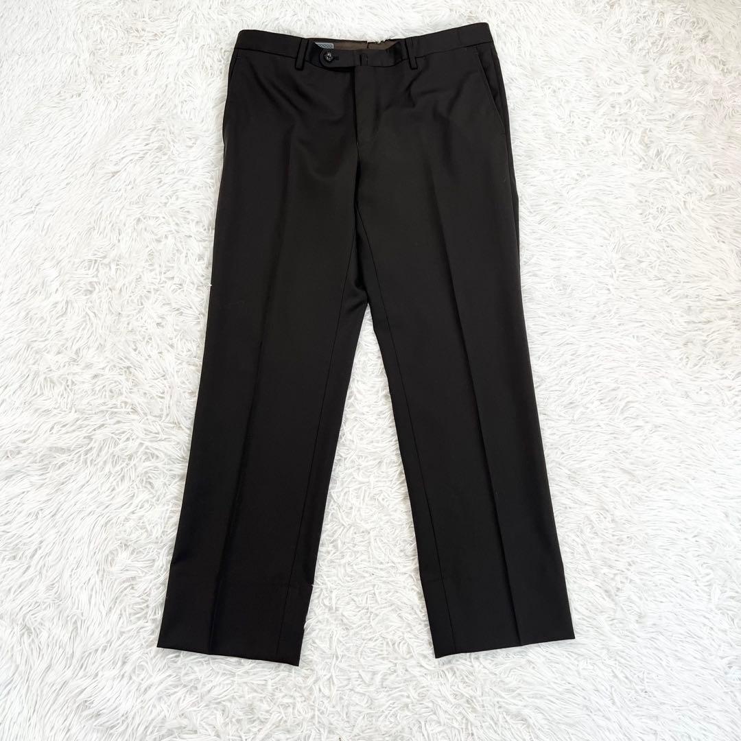 未使用タグ付スーツカンパニー高級カノニコCANONICO スーツ　ブラウン