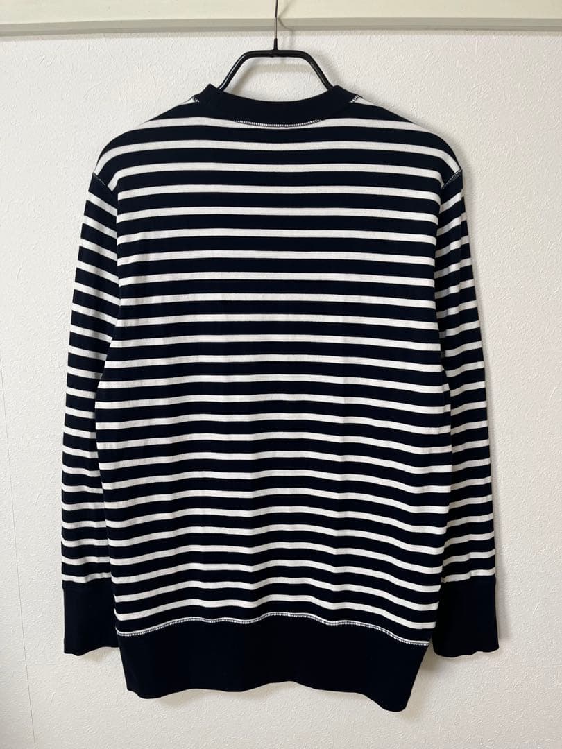 LOOPWHEELER ボーダー　長袖　L