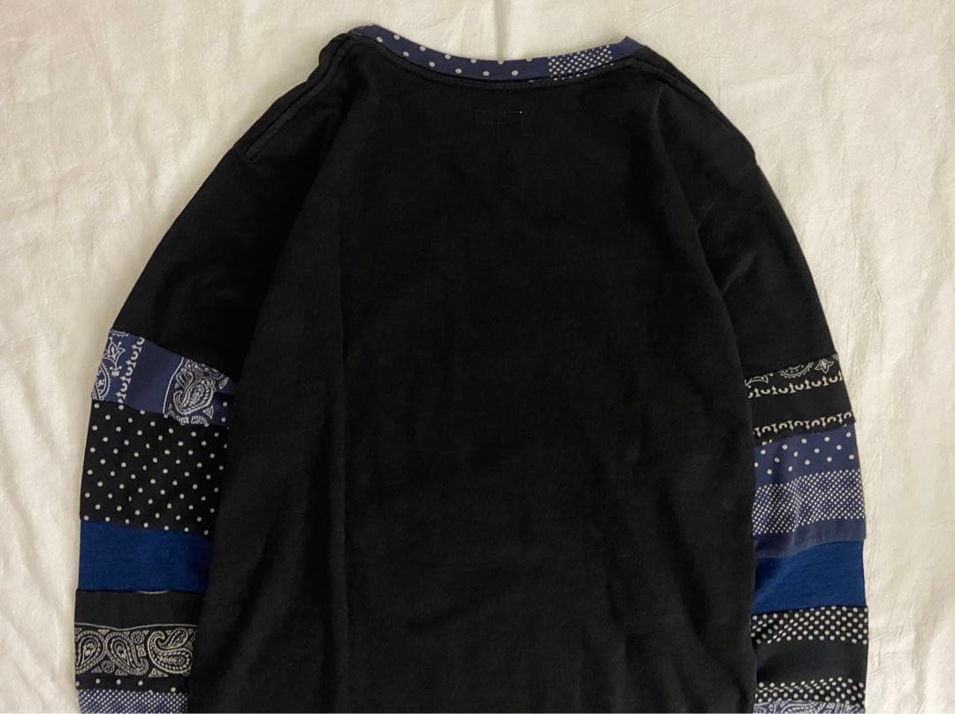 KAPITAL キャピタル バンダナ パッチワーク カットソー ロンT