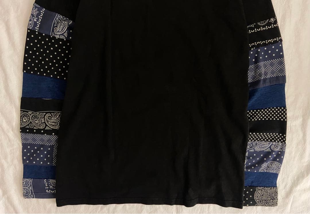 KAPITAL キャピタル バンダナ パッチワーク カットソー ロンT