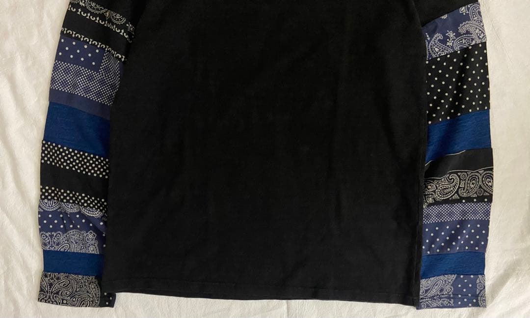 KAPITAL キャピタル バンダナ パッチワーク カットソー ロンT