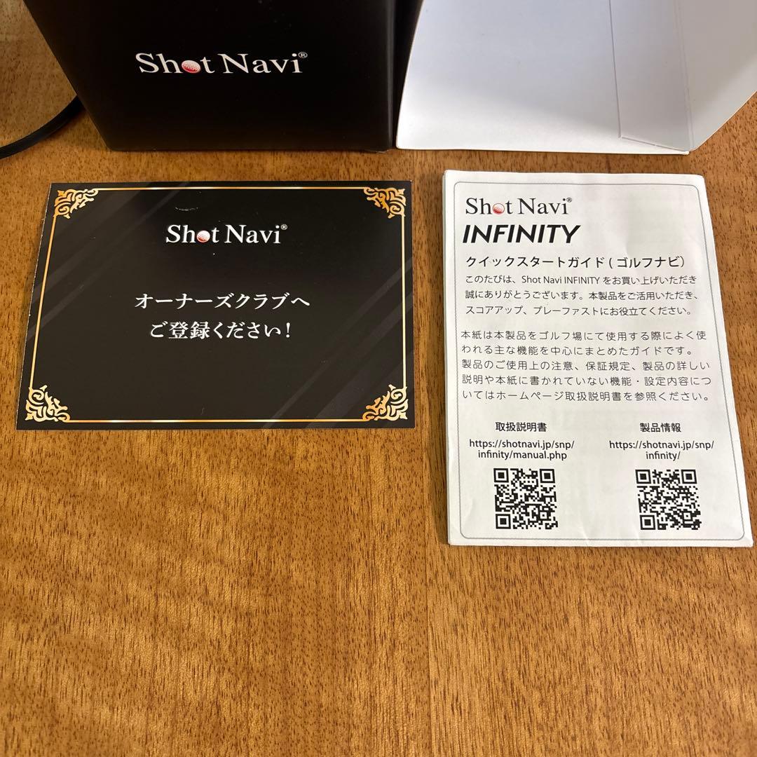 Shot Navi ショットナビ INFINITY 腕時計型GPSゴルフナビ