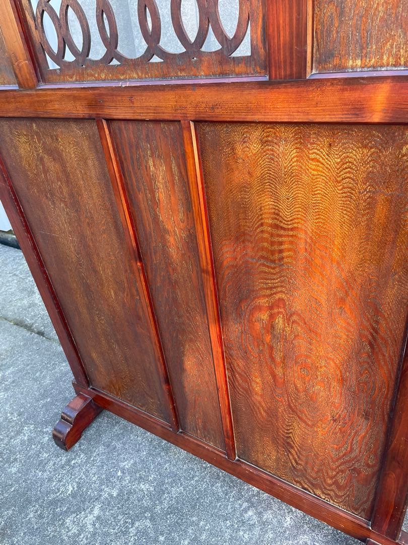 稀少/ビンテージ/古道具/当時物/無垢材/和風/衝立/パーテーション