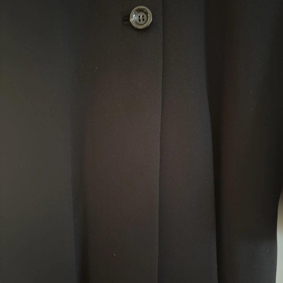 BEST SHANGHAI 黒ロングコート カシミヤ混サイズ40