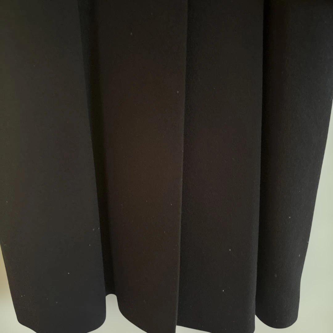 BEST SHANGHAI 黒ロングコート カシミヤ混サイズ40