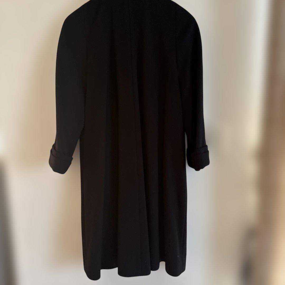 BEST SHANGHAI 黒ロングコート カシミヤ混サイズ40
