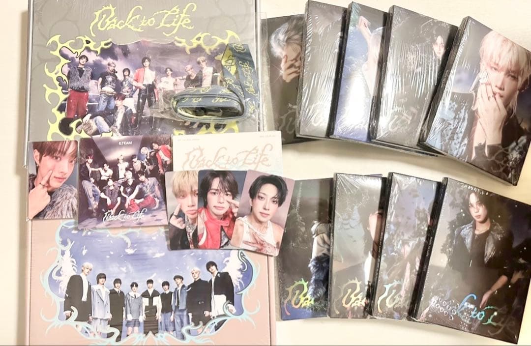 【新品未開封】&TEAM Back to Life 12形態 ユニバ特典 トレカ