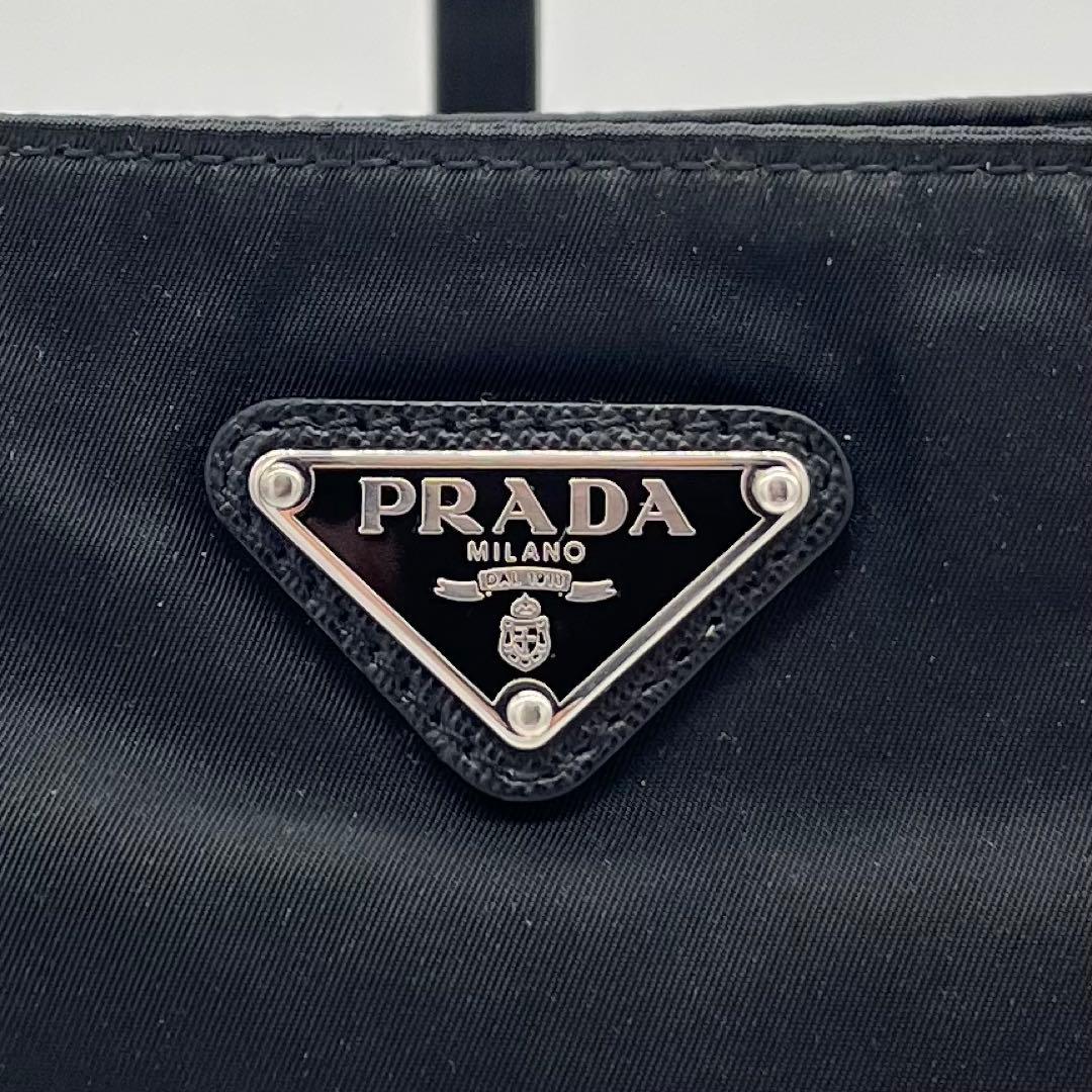 PRADAプラダ サコッシュ ショルダーバッグ テスート サフィアーノ ブラック