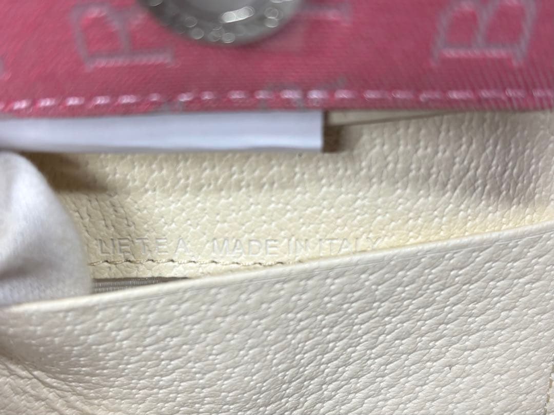 未使用　BVLGARI(ブルガリ) 6連キーキーケース　キャンバ　ピンク　箱付き