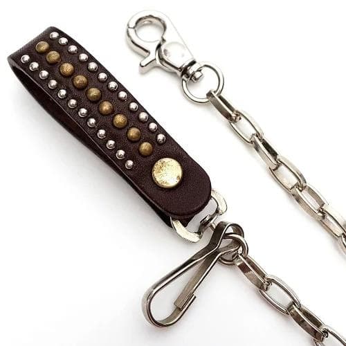 G06336 未使用品 HTC ウォレットチェーン ダークブラウン