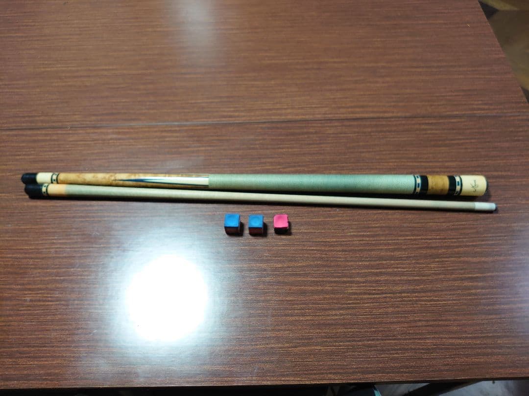 meucci ビリヤードキュー Riley スヌーカーキュー 共にケース付き