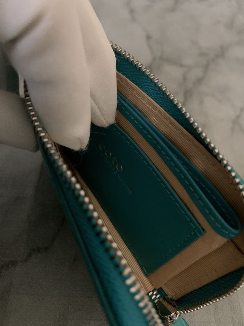 きりこCOTO　クロコダイル　ミニ財布　ウォレット　コンパクト　L字