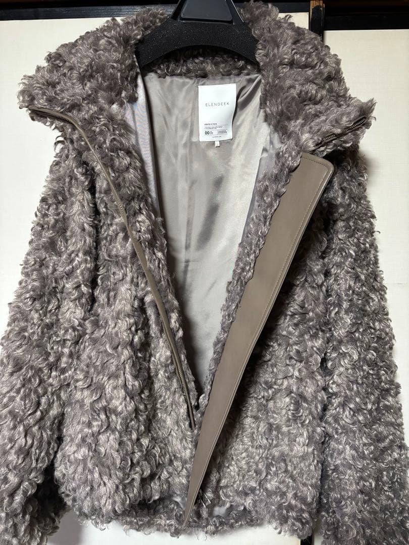 ELENDEEK クリンプエコファーブルゾン