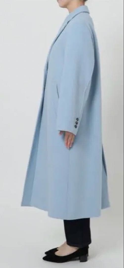 SLOBE IENAライトブルー チェスターコート