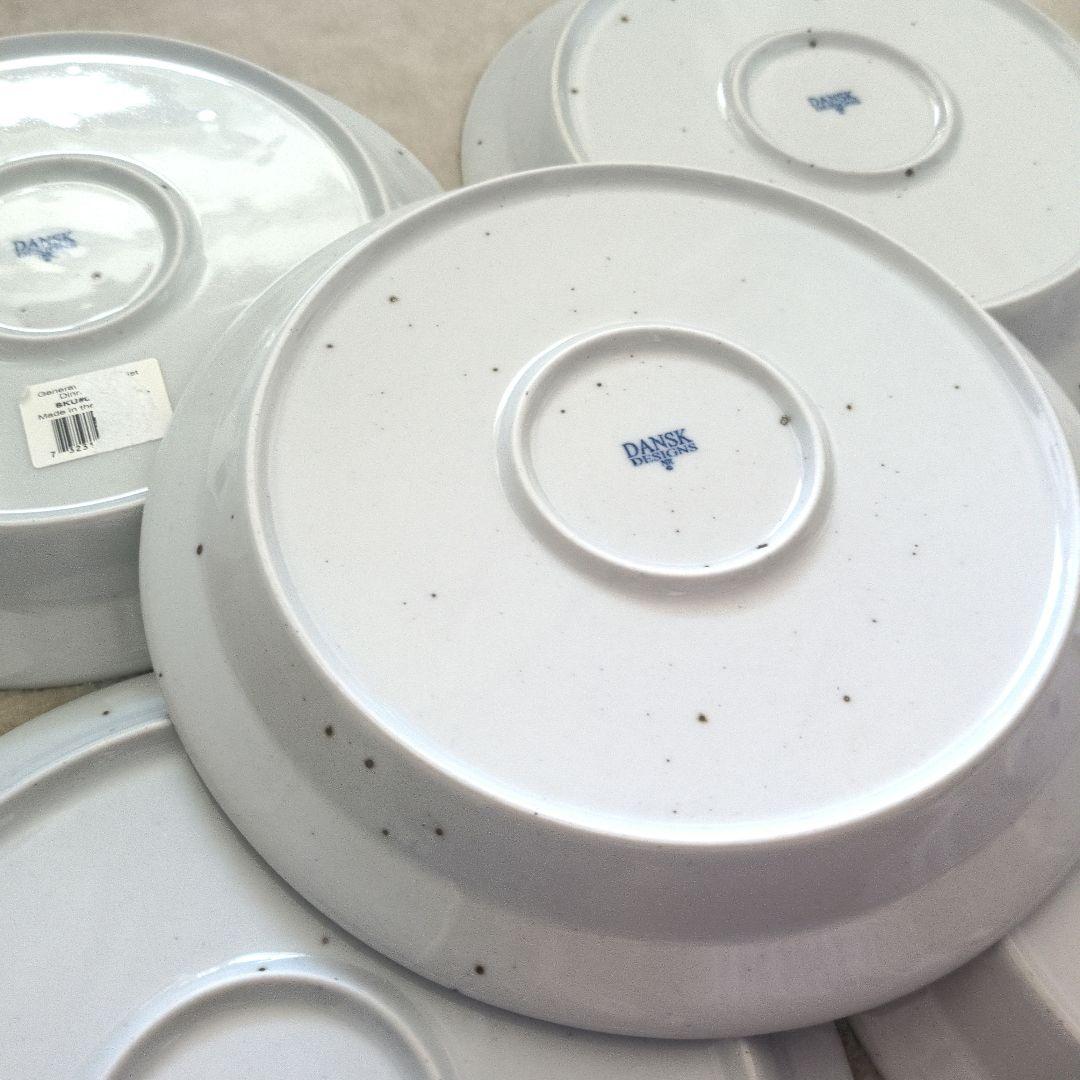 【廃盤品】DANSK ダンスク　ブルーミスト大皿　5枚セット