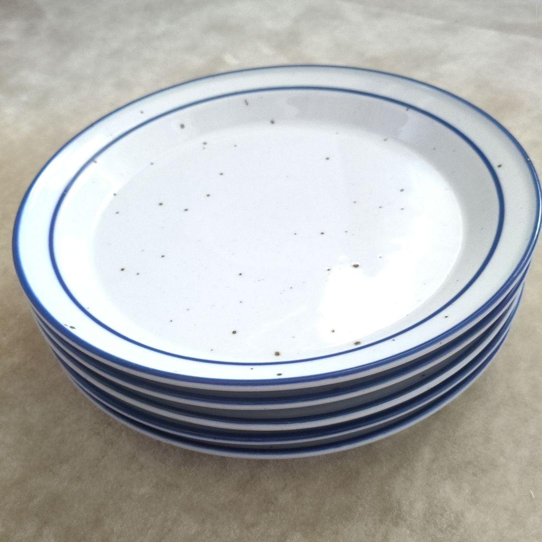 【廃盤品】DANSK ダンスク　ブルーミスト大皿　5枚セット