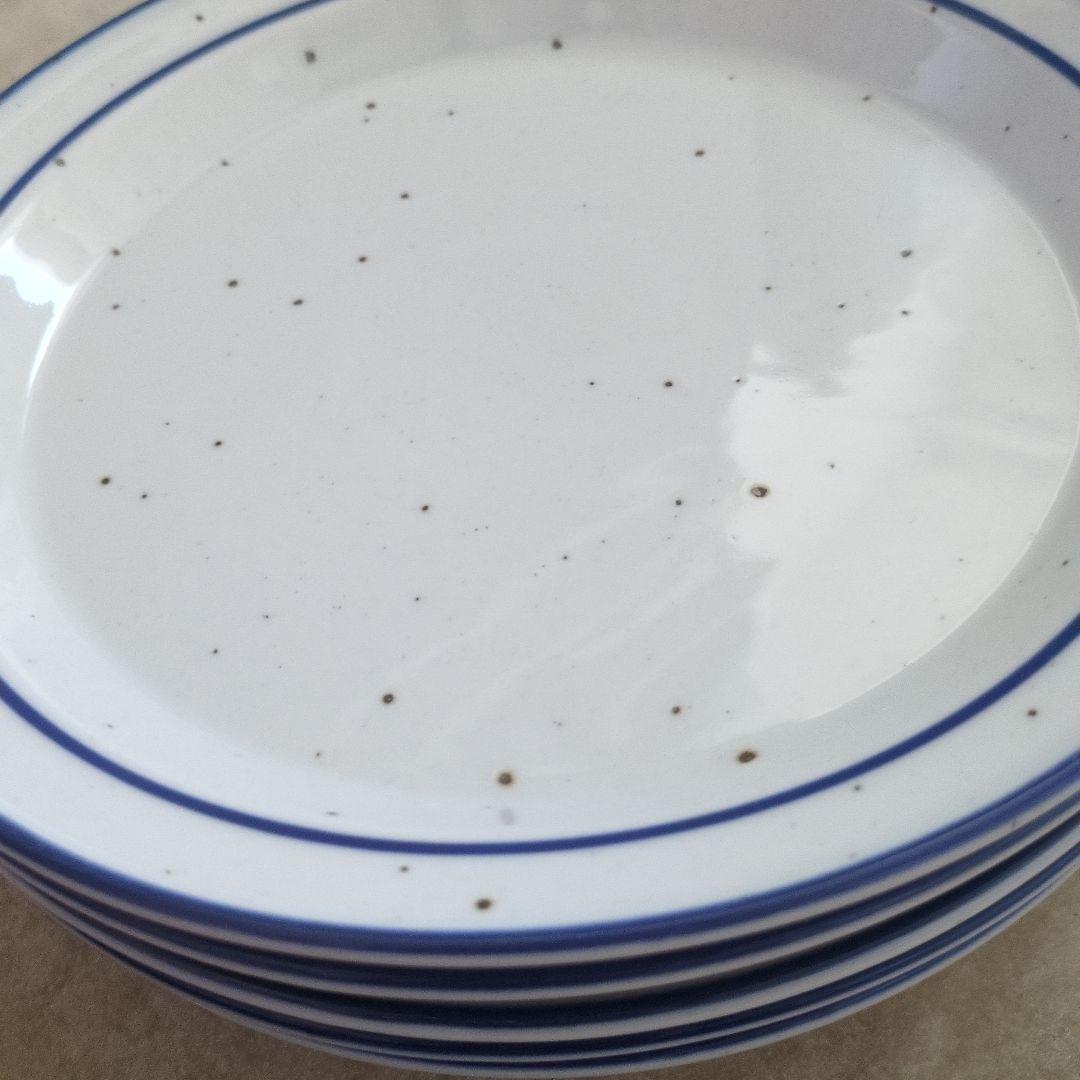 【廃盤品】DANSK ダンスク　ブルーミスト大皿　5枚セット