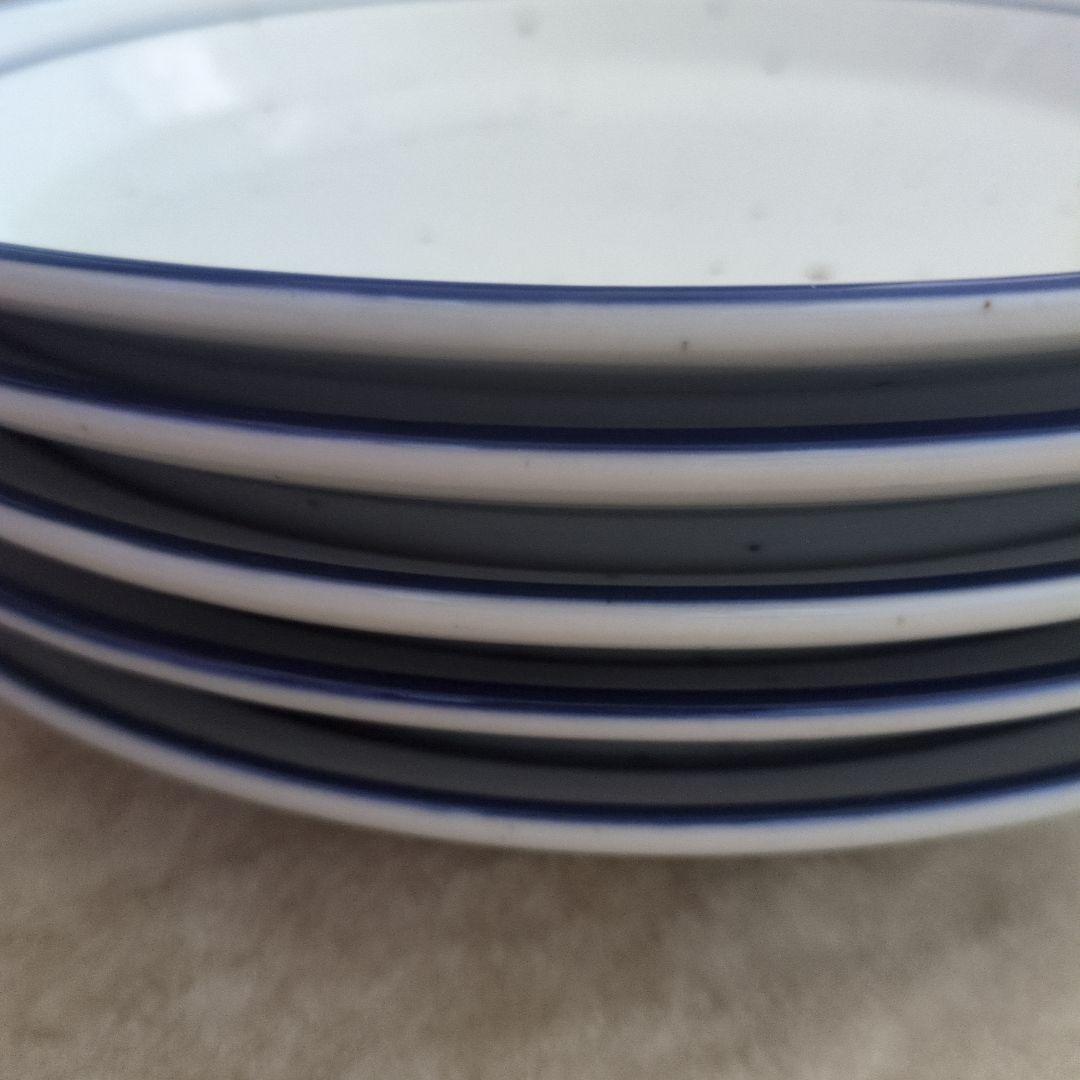 【廃盤品】DANSK ダンスク　ブルーミスト大皿　5枚セット