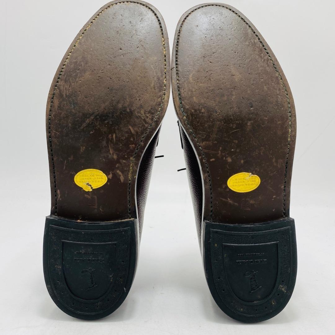 REGAL ビジネスシューズ プレーントゥ 外羽根 レザー シボ革 26cm