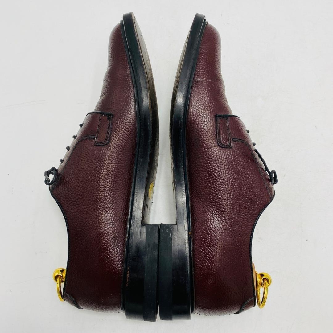 REGAL ビジネスシューズ プレーントゥ 外羽根 レザー シボ革 26cm