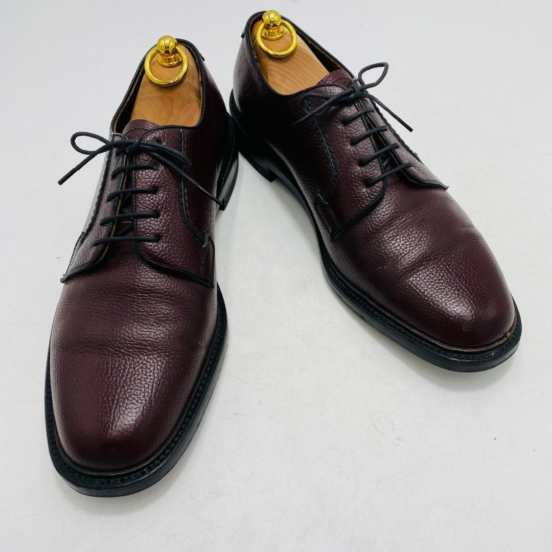 REGAL ビジネスシューズ プレーントゥ 外羽根 レザー シボ革 26cm