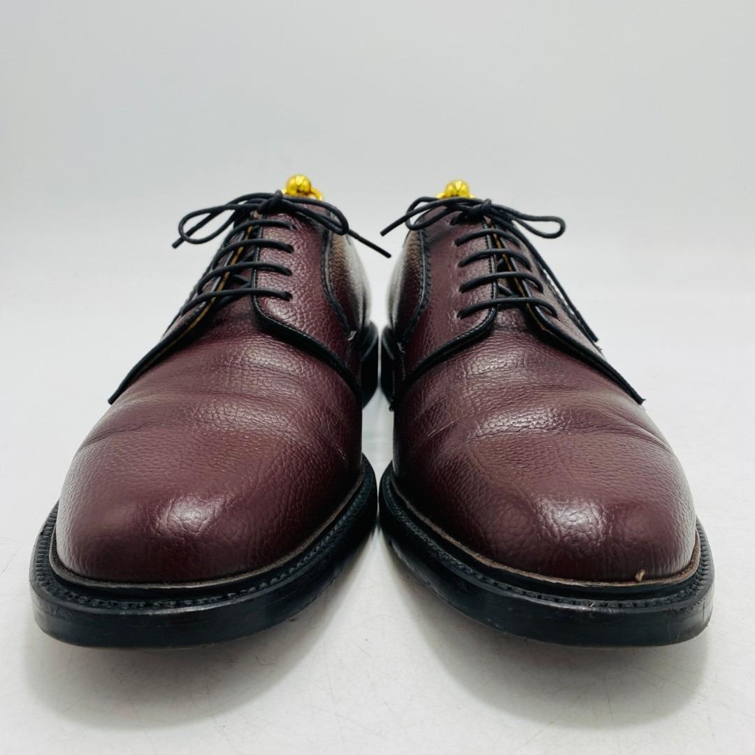 REGAL ビジネスシューズ プレーントゥ 外羽根 レザー シボ革 26cm