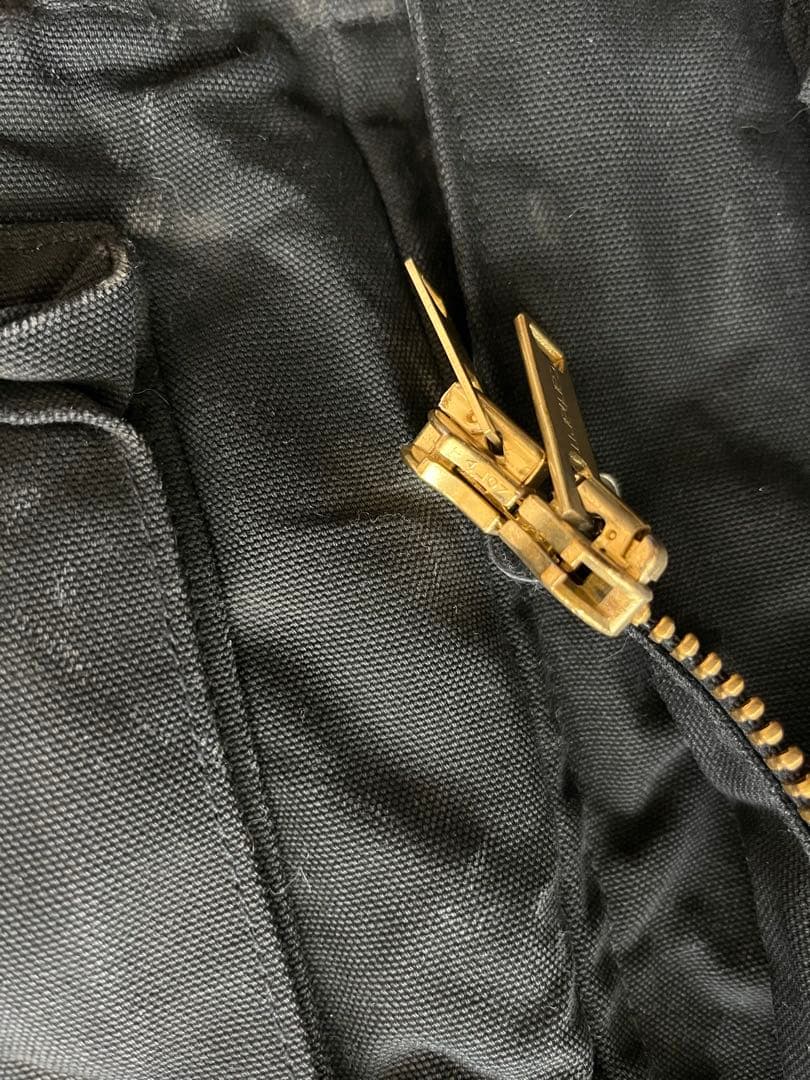 n*o様 90s Carhartt USA ダックジャケット フェード　ブラック