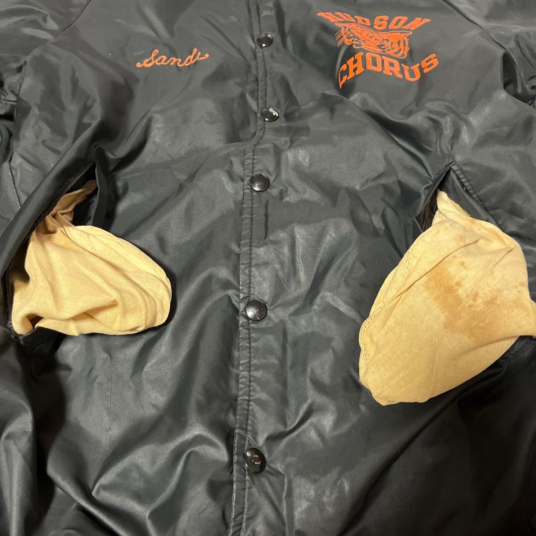 激レア ブラック Championナイロンジャケット ランナーズタグ USA製