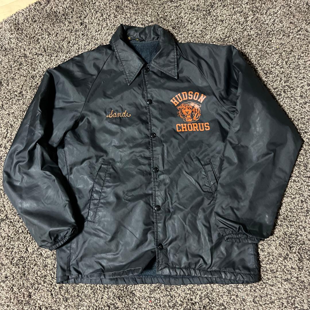 激レア ブラック Championナイロンジャケット ランナーズタグ USA製