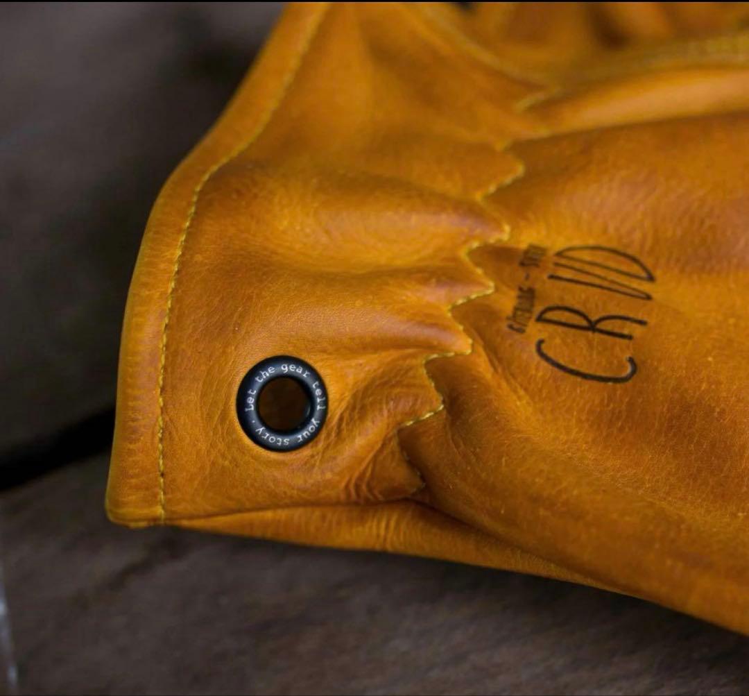 GJORA GLOVES アウトドア　レザーグローブMサイズ