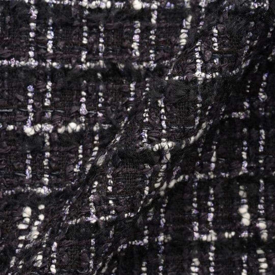 theory luxe 25SS 完売 ノーカラー ツイードジャケット