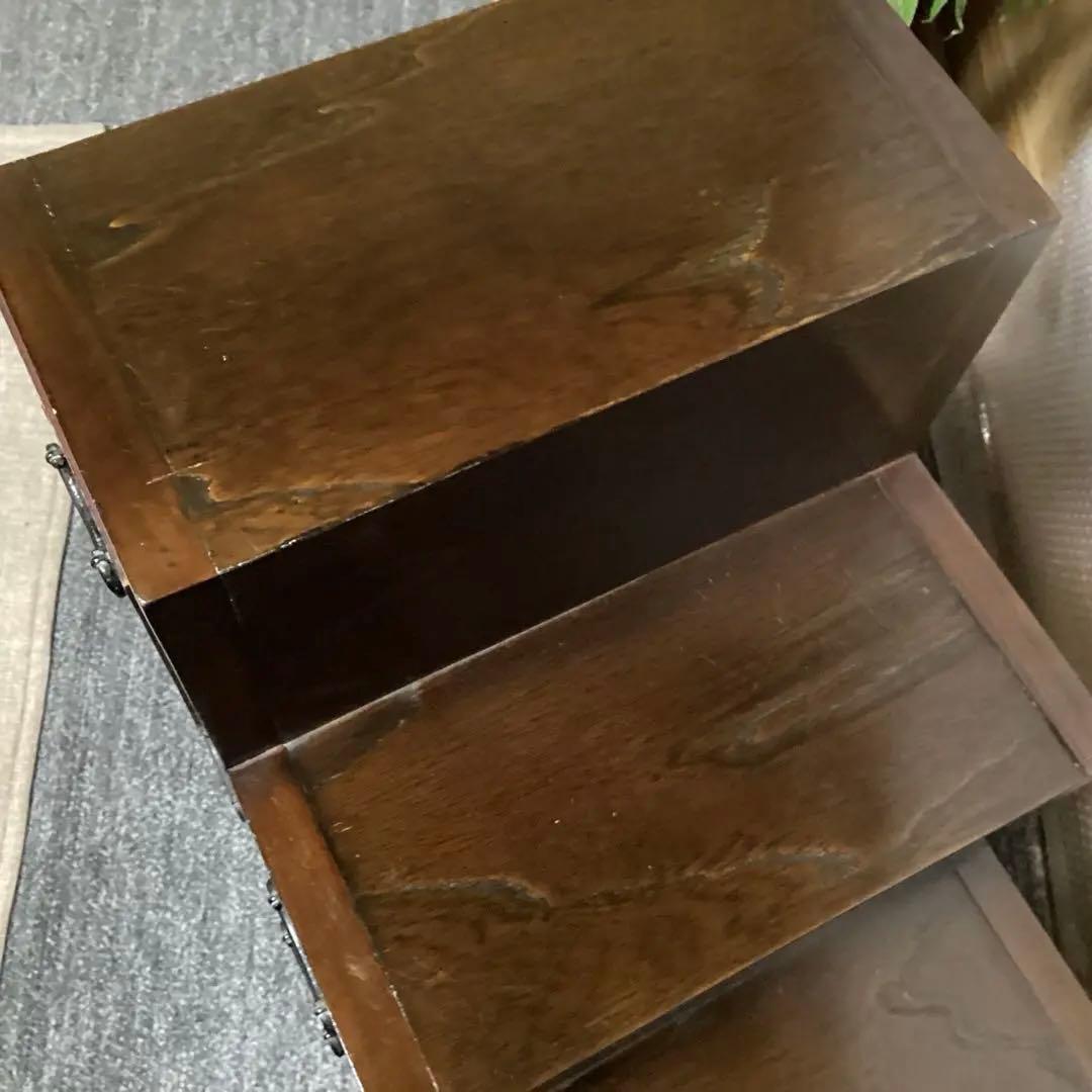 昭和レトロ家具　階段箪笥　レトロ　引き出し家具　民芸家具　アンティーク