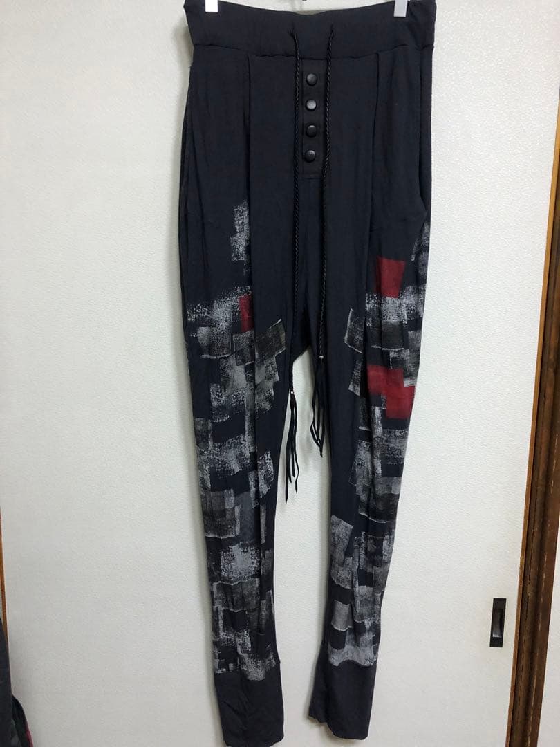 kmriiケムリ レザー紐ジョガーパンツ 14th addiction LGB