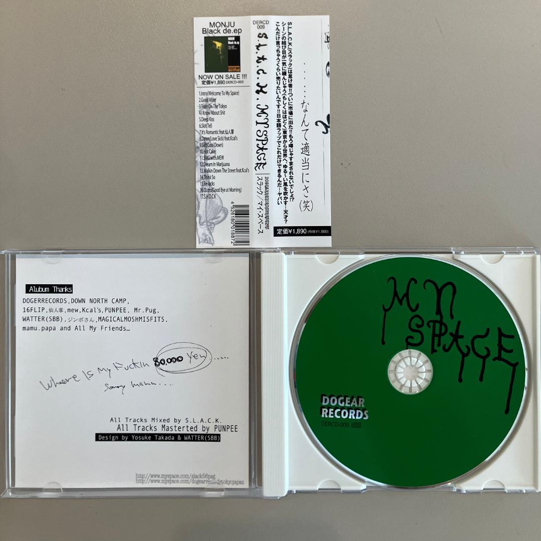 S.L.A.C.K. MY SPACE CDアルバム スラック マイスペース