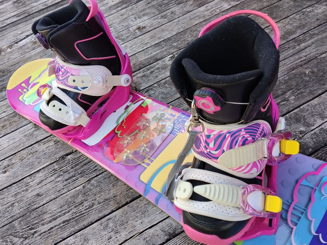 子供用スノーボード3点セット IGNIO 110 ビン BOAブーツ 20～21