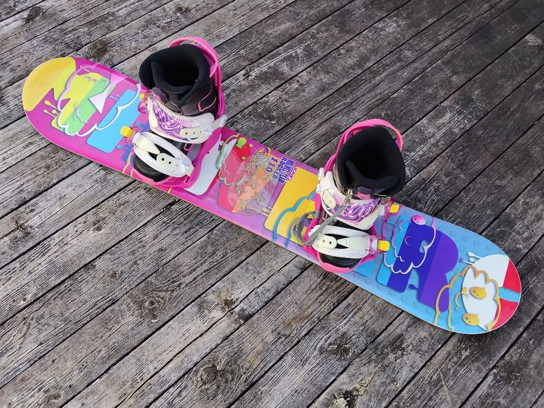 子供用スノーボード3点セット IGNIO 110 ビン BOAブーツ 20～21